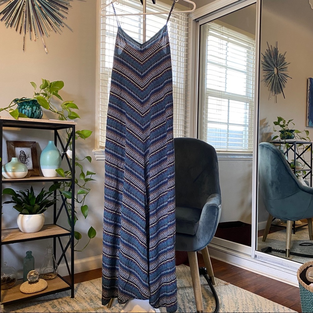 GAP Maxi dress with pockets :) chevron detail